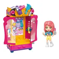 Set de constructie Garderoba cu figurina Qman Magical Stylist