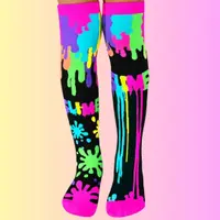 Șosete lungi colorate Madmia pentru fete Slime 6-99 ani