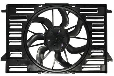 Ventilator radiator (cu carcasa) potrivit AUDI A4 ALLROAD B9, A4 B9, A5, A6 ALLROAD C8, A6 C8, A7, A8 D5, Q5, Q7, Q8; VW TOUAREG 1.4-4.0H 01.15