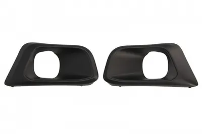 Grila bara fata Dreapta Stanga Set 2 bucati, cu locas proiector plastic, negru potrivit PEUGEOT 308 II 2013-2021