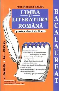Limba și literatura română pentru elevii de liceu. Bacalaureat - Paperback brosat