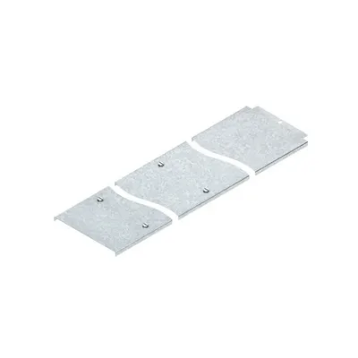 Capac pentru suport de cablu/-Scara cu banda de imbinare si elemente de fixare pre-asamblate cu blocare prin rasucire RDV 600