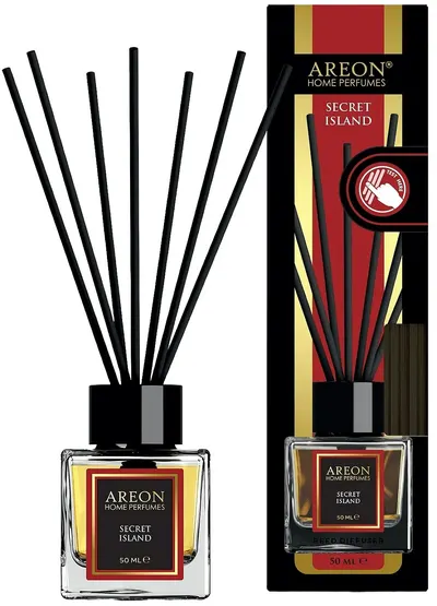 Bețișoare parfumate Areon Lux - Secret Island, 50 ml