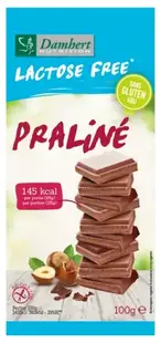 Ciocolată Pralină, fără lactoză, 100 g, Damhert