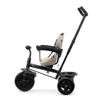 Tricicleta pentru copii KinderKraft Freeway 2 Grey, scaun rotativ 360, funtie freewheel, husa Air Comfort, bara de protectie, suport picioare, greutate admisa 25 kg