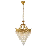 Windsor Candelabru 9xe14 Aramă/cristale