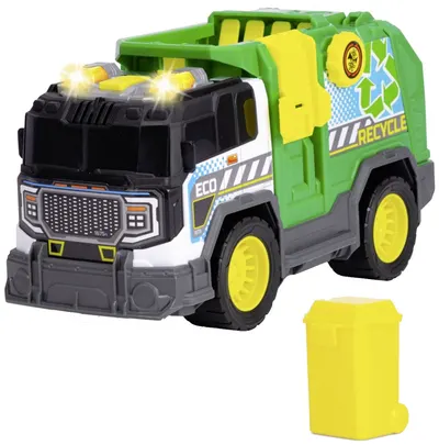Jucărie pentru copii Dickie Toys - Camion de gunoi, cu sunete și lumini, 30 cm