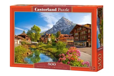Puzzle Castorland din 500 de piese - Kandersteg, Elvetia