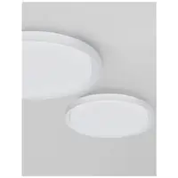 Plafoniera TROY Metal & Acrylic Diffuser Mat Alb Outside Mat Alb Inside LED 40 Wat 230 Volt 2200Lm 3000K IP20