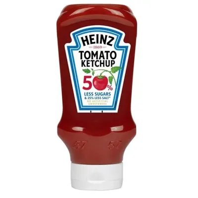 Heinz Ketchup 550g – Conținut Redus de Zahăr și Sare Engros