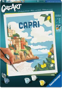 Set de pictură pe numere Ravensburger CreArt - Capri