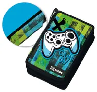 Penar cu rechizite Graffiti Xscape - Game On, 2 fermoare