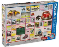 Puzzle Eurographics din 1000 de piese - VW Beetle