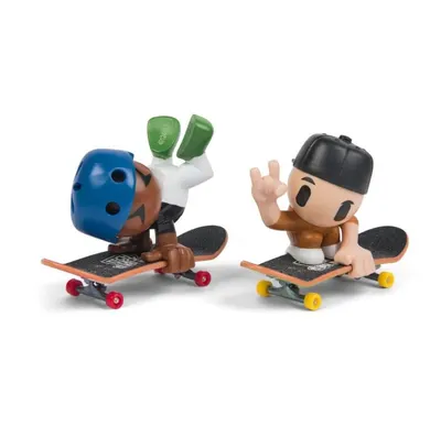 Set 2 mini skateboard cu figurina Tech Deck Sk8Crew Deluxe 6071061
