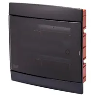 Tablou modular incastrat - PRE-ARRANGED FOR HOUSING TERMINAL BLOCKS - 330X338X28 - TONER BLACK - 24 +2 (12x2) module