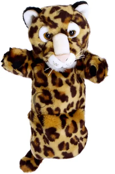 Papusa manusa pentru teatru The Puppet Company - Leopard, 40 cm