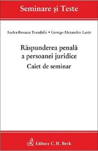 Raspunderea penala a persoanei juridice. Caiet de seminar