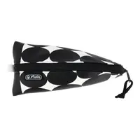 Penar tip etui, 1 fermoar, Cocoon piele sintetica , Herlitz Just Black