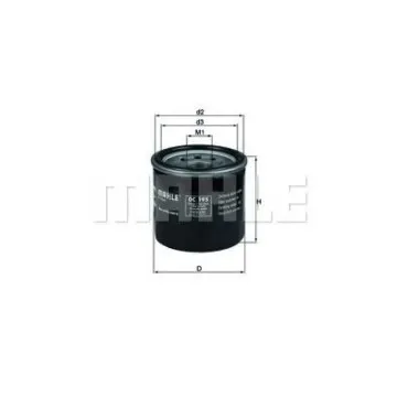 Filtru ulei MAHLE ORIGINAL OC 195