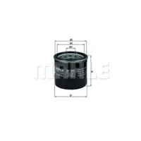 Filtru ulei MAHLE ORIGINAL OC 195