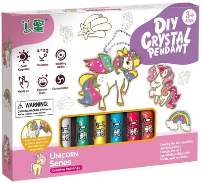 Set Creativ Raya Toys - Pandantiv unicorn DIY