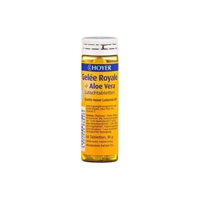 Tablete Masticabile Gelee Royale si Aloe Vera BIO, 30 g, Hoye