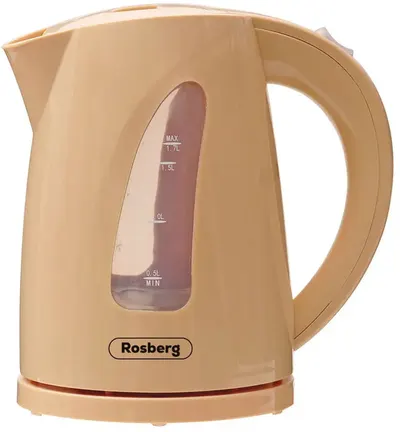 Fierbător electric Rosberg - R51230B, 2200W, 1.7 l, bej