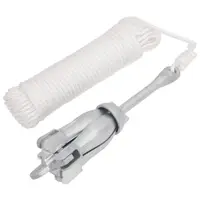 Gossi ancora pliabila cu funie, argintiu, 4 kg, fier maleabil