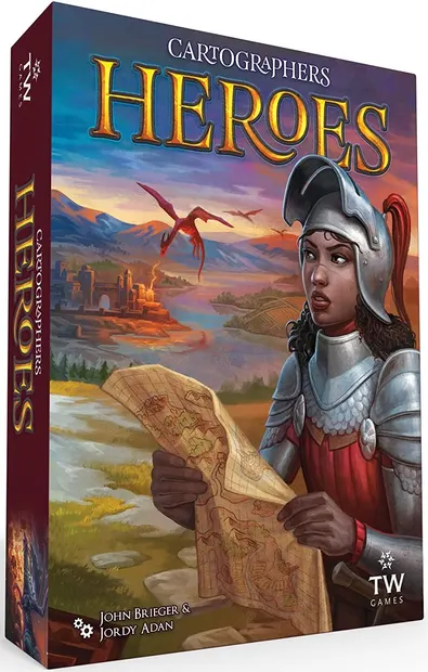 Joc de societate Cartographers Heroes - Familial