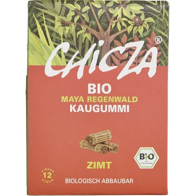 Guma de mestecat cu scortisoara bio 12 lamele 30g Chicza