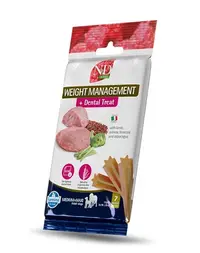 FARMINA N&D Quinoa Dental Treat Weight management Medium/Maxi 100 g batoane dentare cu quinoa, pentru caini de talie medie si mare