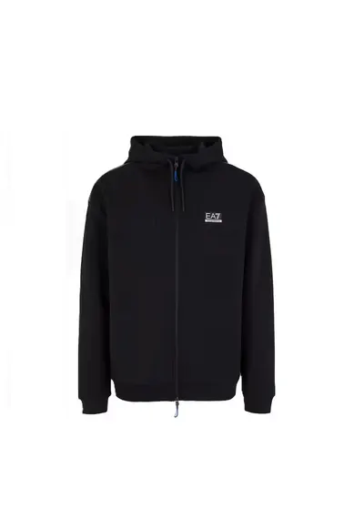 Bluza pentru Barbati - m hoodie fz - 6DPM24-PJUWZ-1771 - Negru - Negru