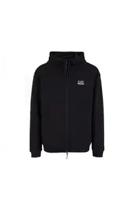 Bluza pentru Barbati - m hoodie fz - 6DPM24-PJUWZ-1771 - Negru - Negru