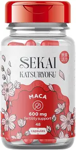 Maca, 48 capsule, Sekai Katsuryoku