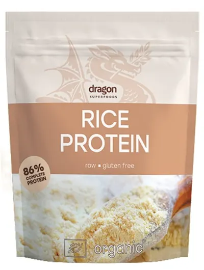 Proteină de orez, 86%, 1,5 kg, Dragon Superfoods