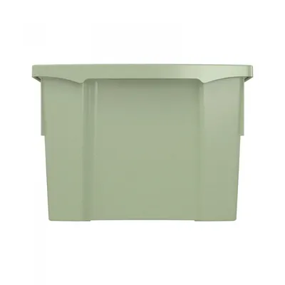 Cutie de depozitare stivuibila pentru scoala si gradinita, marimea L verde pastel