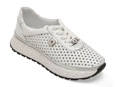 Pantofi GRYXX albi, 2191558, din piele naturala