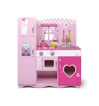 Bucatarie din lemn pentru copii Classic World - Roz