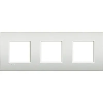 Rama LiVing Light Air 2+2+2 cu distan ta de 71 mm - Alb perlat