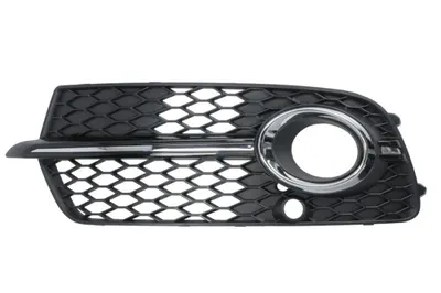 Grila bara Stanga S-LINE, cu orificii senzori parcare, plastic, crom negru potrivit AUDI Q5 10.08-05.17 11.08-06.12