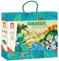 Trusă științifică 6 în 1 Janod - Jurassic Explorer