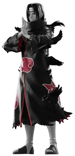 Statuetă Banpresto Animation: Naruto Shippuden - Itachi Uchiha (Noir Edge), 23 cm