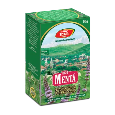 Ceai menta D122, 50g, Fares
