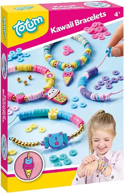 Set creativ Totum - Brățări Kawaii DIY
