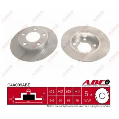 Disc frana ABE C4A009ABE