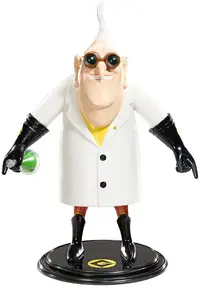 Figurină de acțiune The Noble Collection Animation: Minions - Dr. Nefario (Bendyfigs), 18 cm