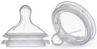Tetină din silicon Wee Baby - Naturala, 0-6 luni
