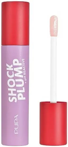 Pupa Luciu de buze Shock Plump PH Reagente, 001 Pure Kiss, 5 ml