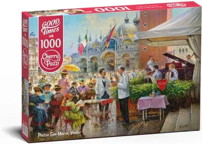 Puzzle Cherry Pazzi din 1000 de piese - Piazza San Marco, Veneția