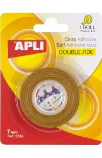 Banda dublu adeziva 7 mm x 10 m. Apli